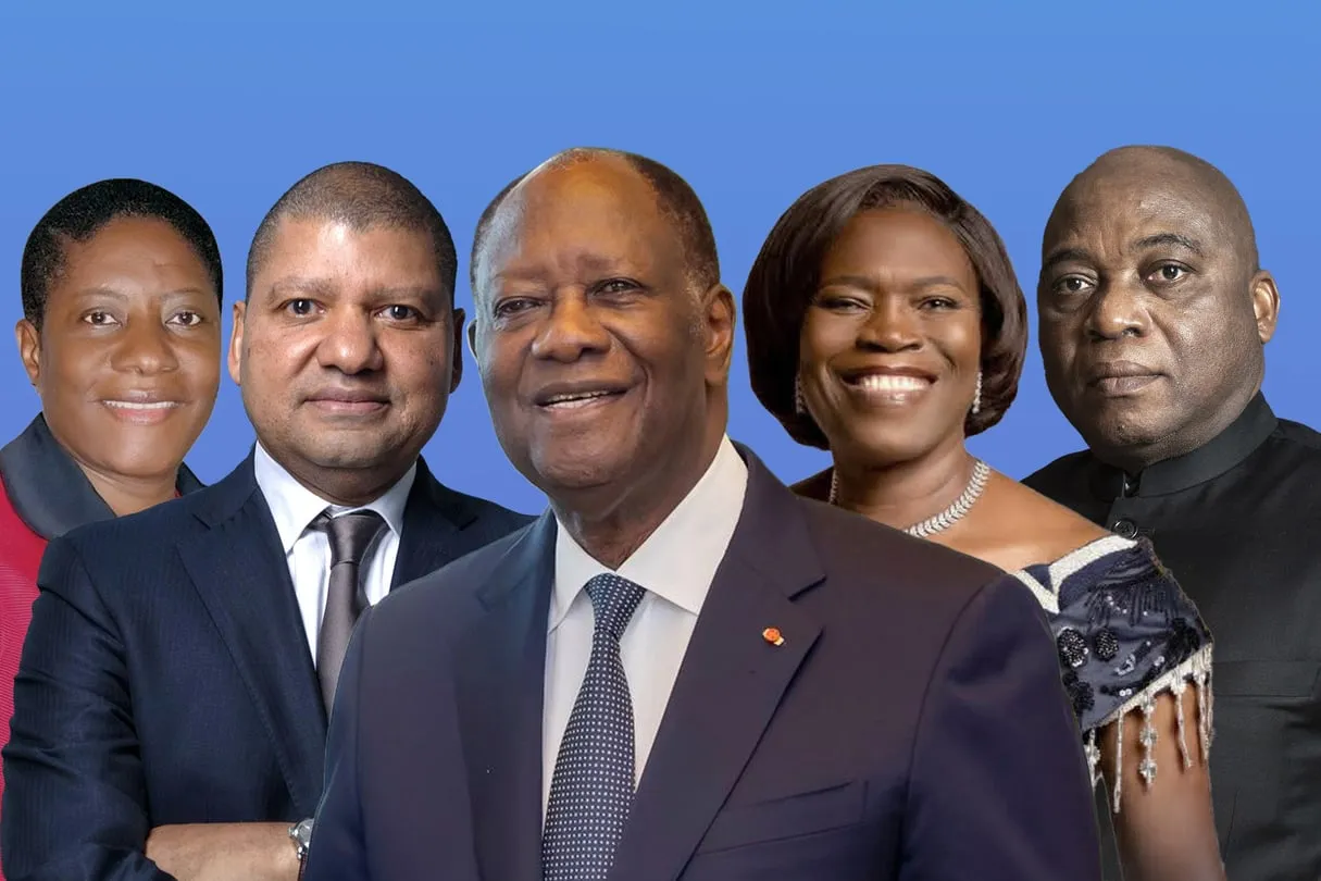 المتنافسون الخمسة في إلانتخابات الرئاسية الإيفوارية